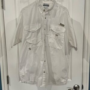 Columbia PFG Fishing Classic White Men's Shirt